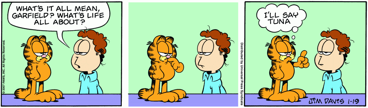 Garfield, January 19, 2007