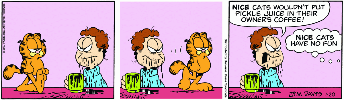 Garfield, January 20, 2007