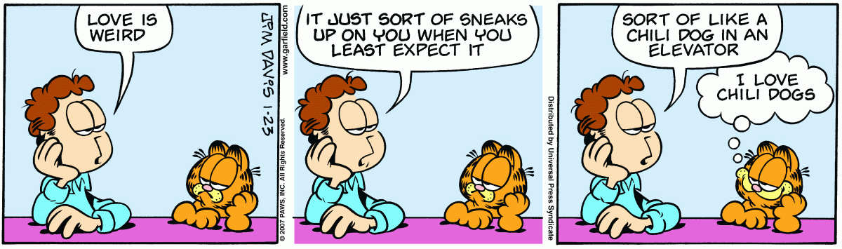 Garfield, January 23, 2007