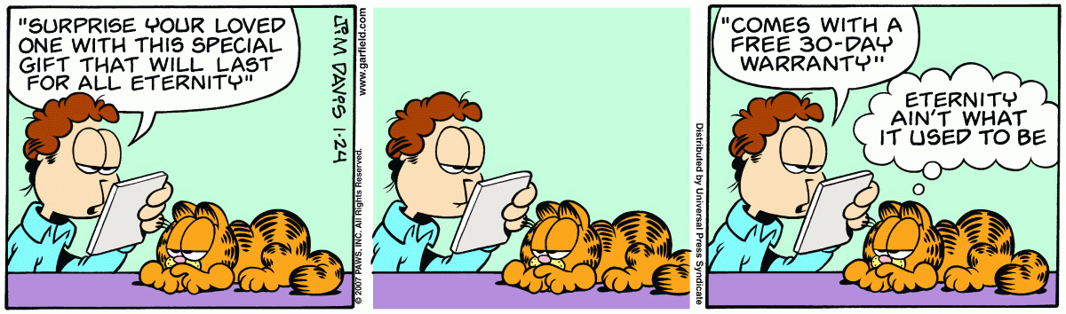 Garfield, January 24, 2007