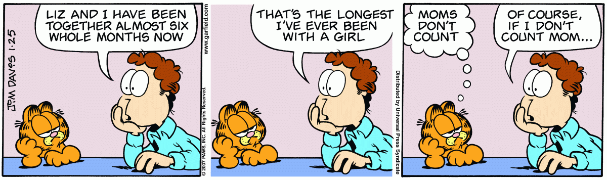 Garfield, January 25, 2007