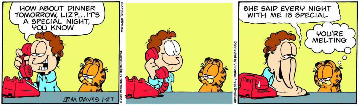 Garfield, January 27, 2007