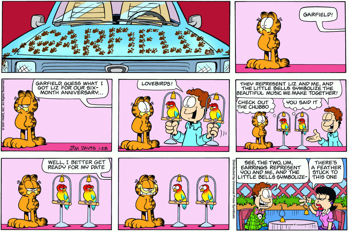 Garfield, January 28, 2007