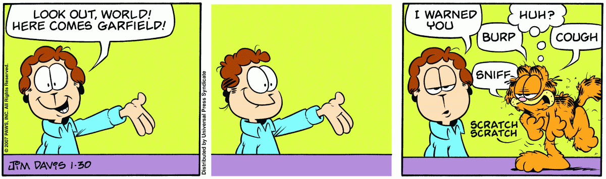 Garfield, January 30, 2007