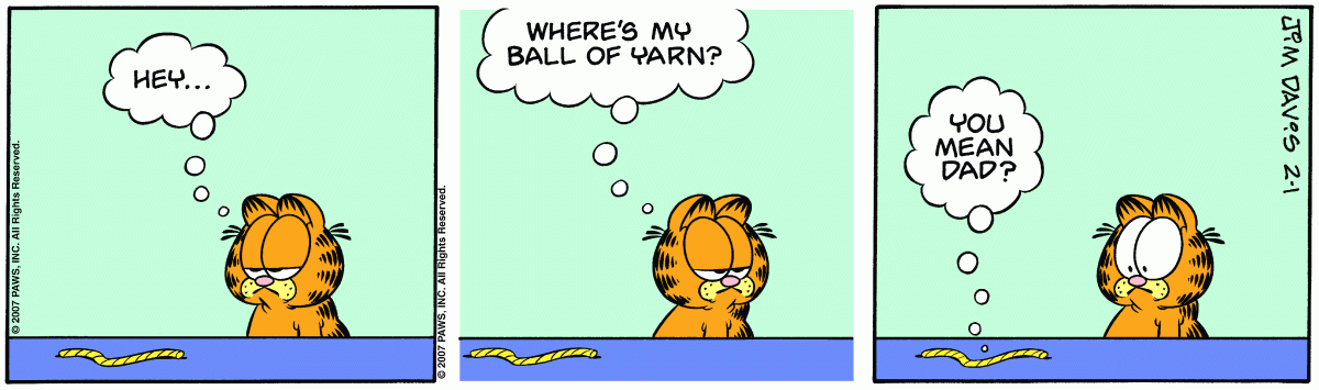 Garfield, February 1, 2007