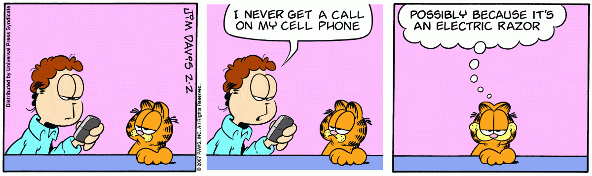 Garfield, February 2, 2007