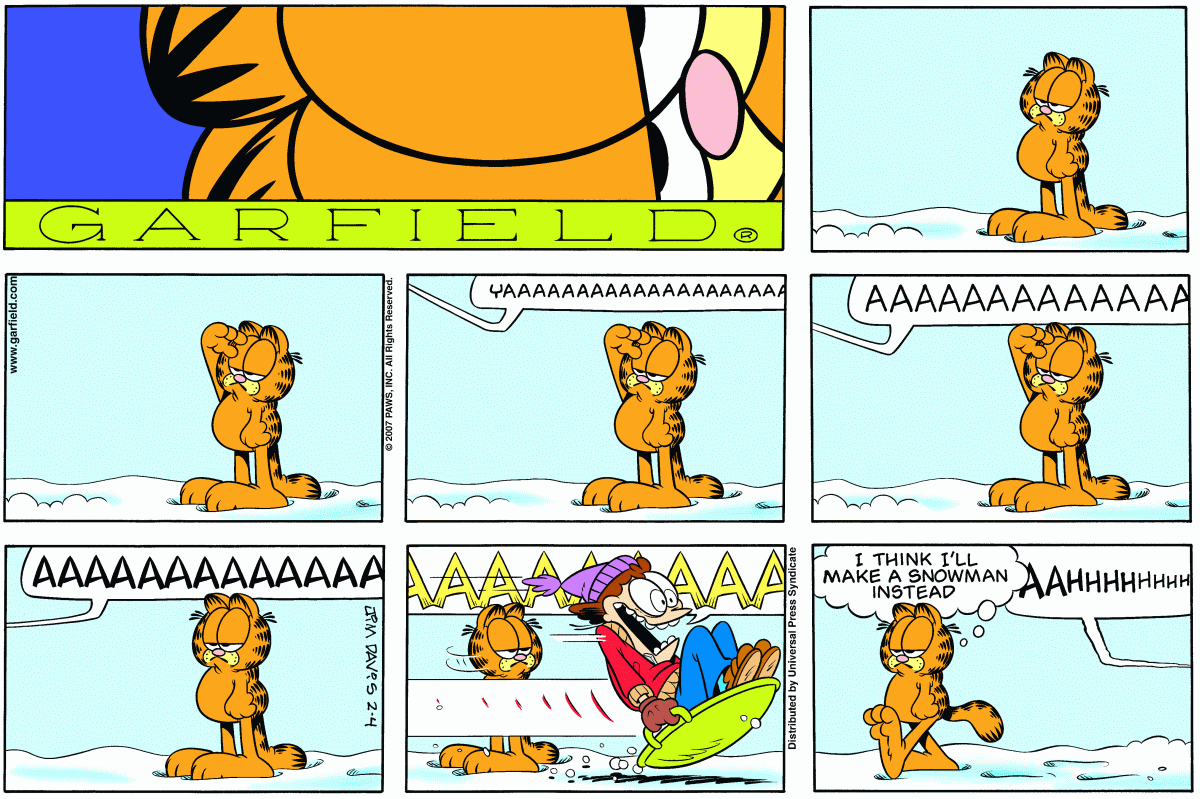 Garfield, February 4, 2007