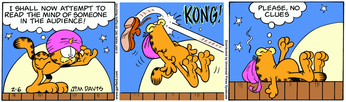 Garfield, February 6, 2007