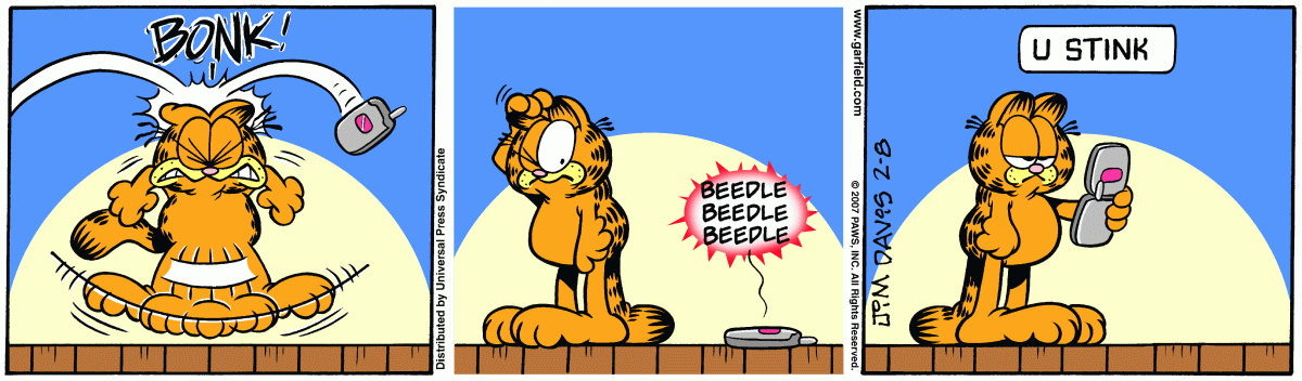 Garfield, February 8, 2007