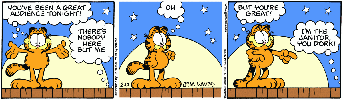 Garfield, February 10, 2007