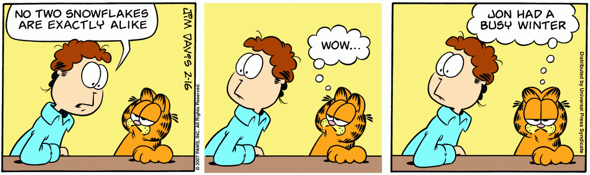 Garfield, February 16, 2007