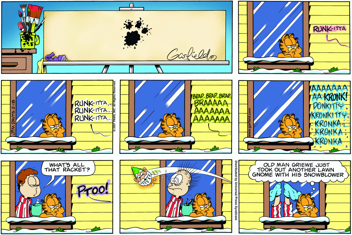 Garfield, February 18, 2007