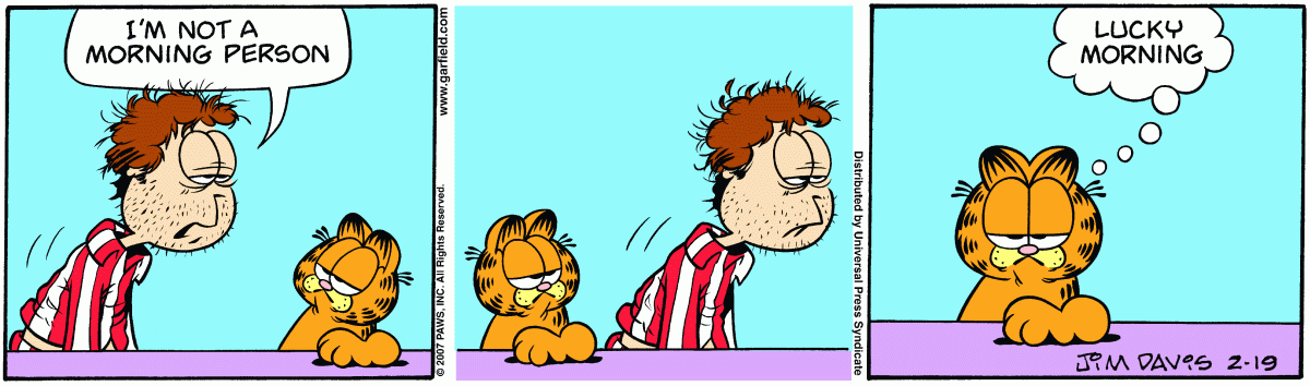 Garfield, February 19, 2007