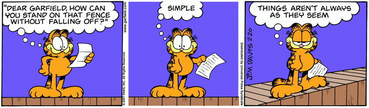 Garfield, February 20, 2007