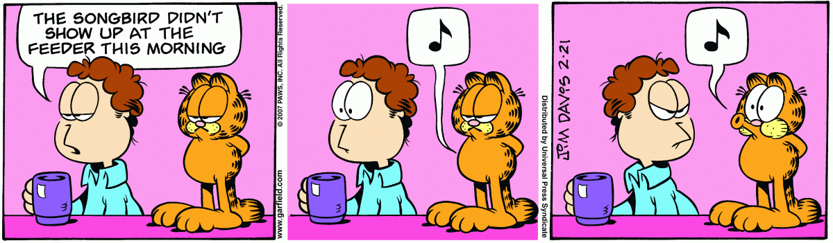 Garfield, February 21, 2007