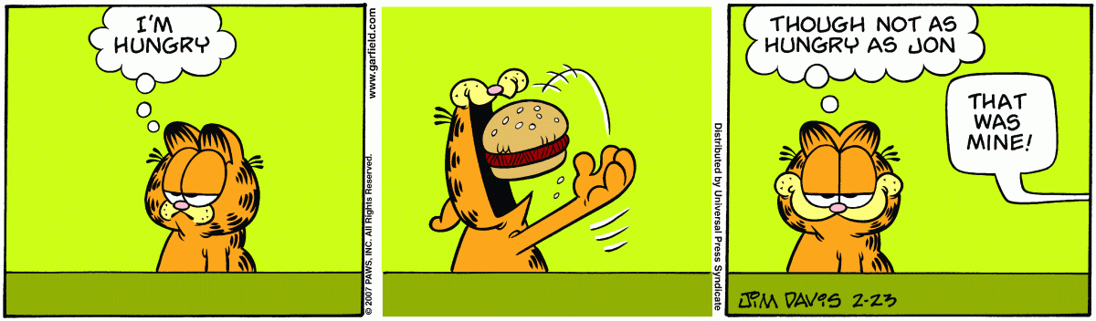 Garfield, February 23, 2007