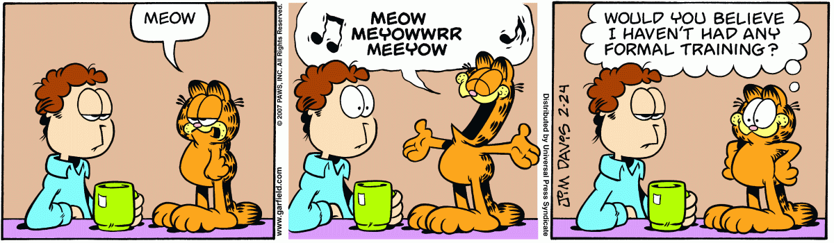 Garfield, February 24, 2007