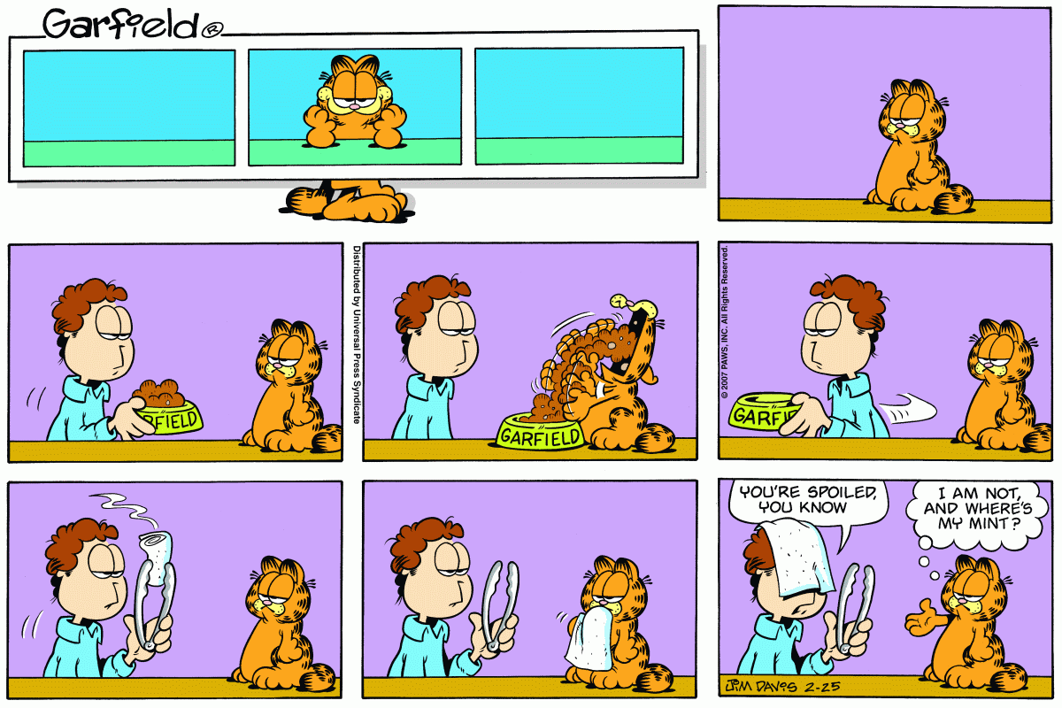 Garfield, February 25, 2007