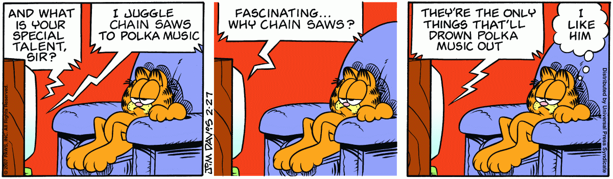 Garfield, February 27, 2007