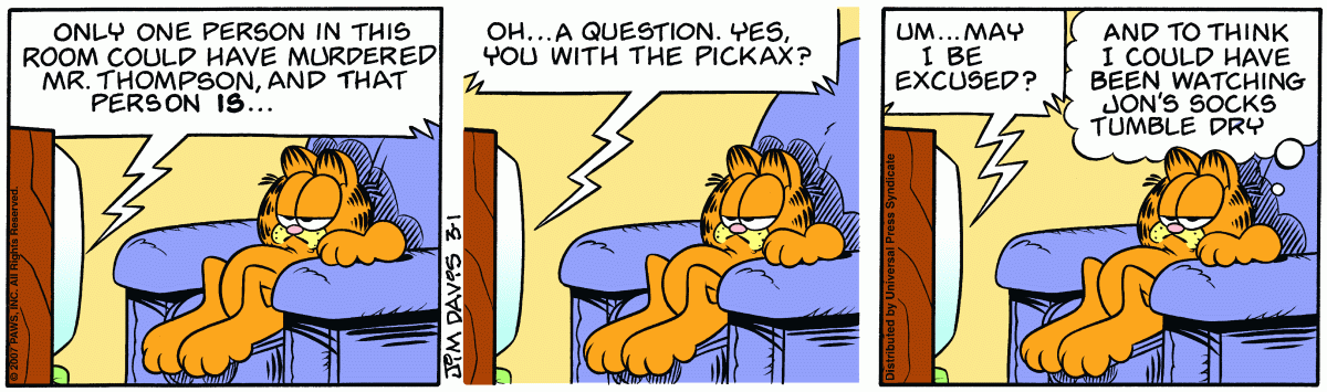 Garfield, March 1, 2007