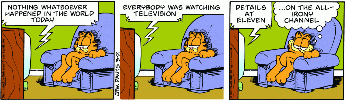 Garfield, March 2, 2007