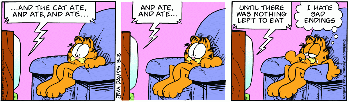 Garfield, March 3, 2007