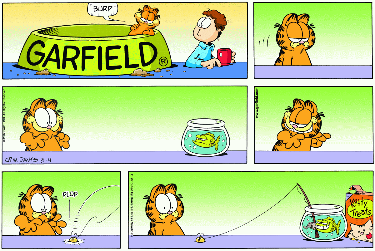 Garfield, March 4, 2007