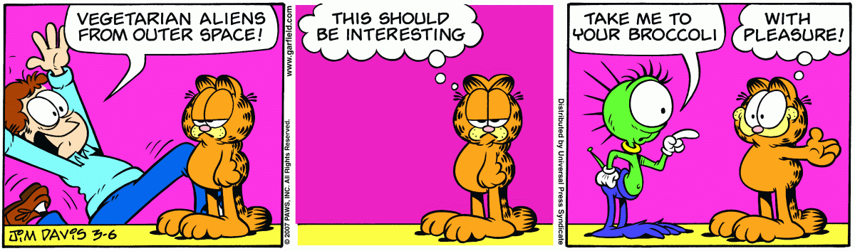 Garfield, March 6, 2007