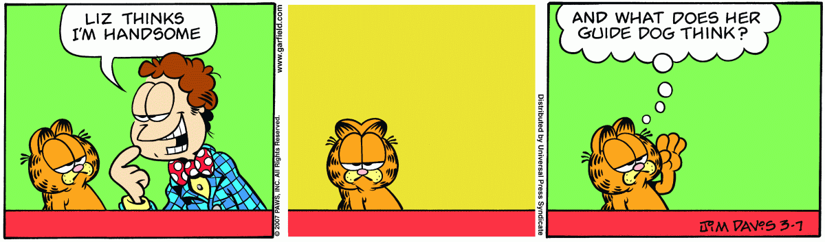 Garfield, March 7, 2007