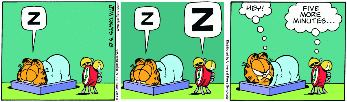 Garfield, March 8, 2007