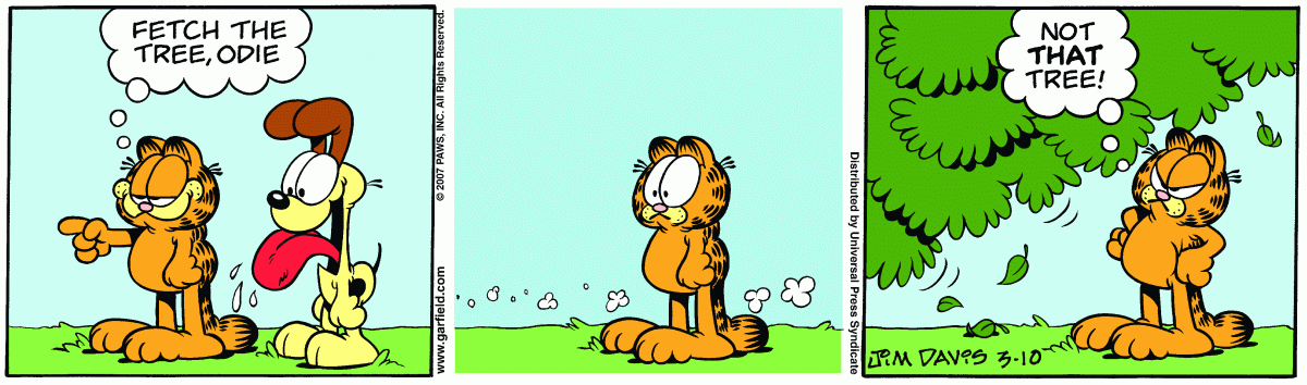 Garfield, March 10, 2007
