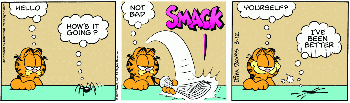 Garfield, March 12, 2007