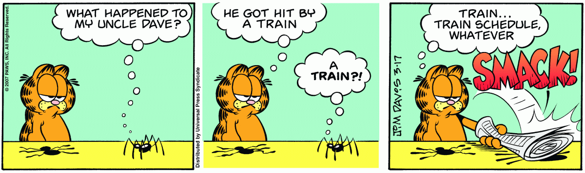 Garfield, March 17, 2007