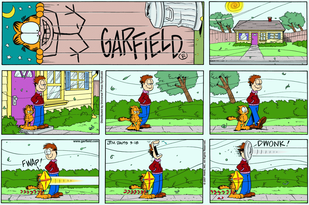 Garfield, March 18, 2007
