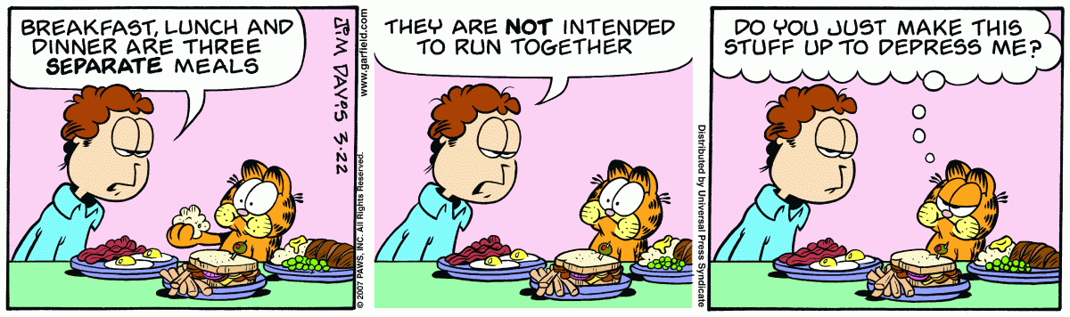 Garfield, March 22, 2007
