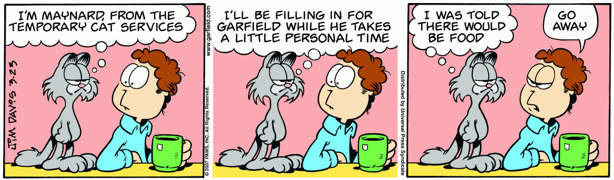 Garfield, March 23, 2007
