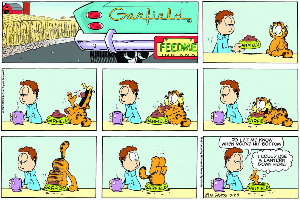 Garfield, March 25, 2007