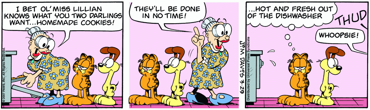 Garfield, March 29, 2007
