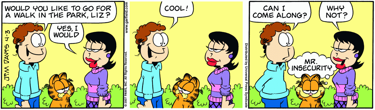Garfield, April 3, 2007