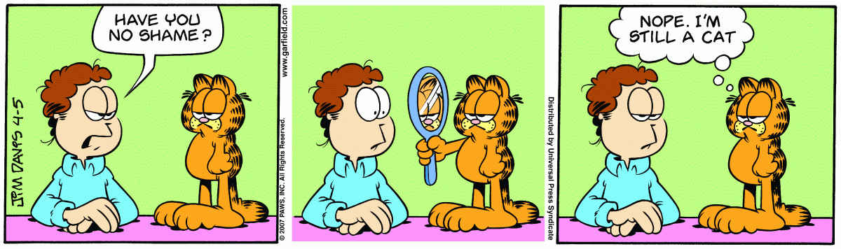 Garfield, April 5, 2007