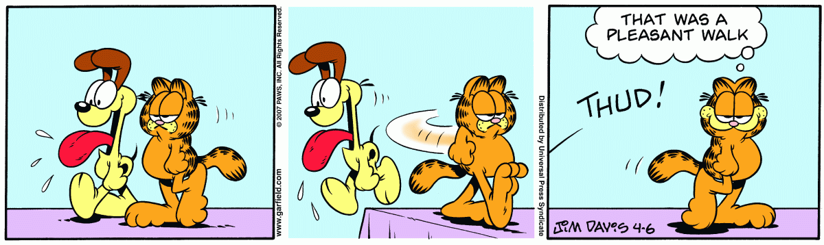 Garfield, April 6, 2007