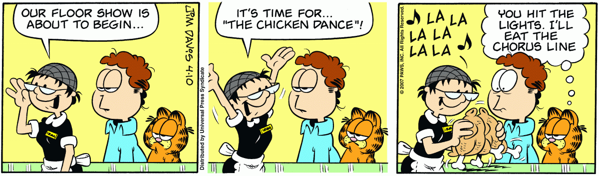 Garfield, April 10, 2007
