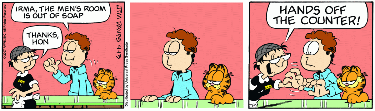 Garfield, April 13, 2007