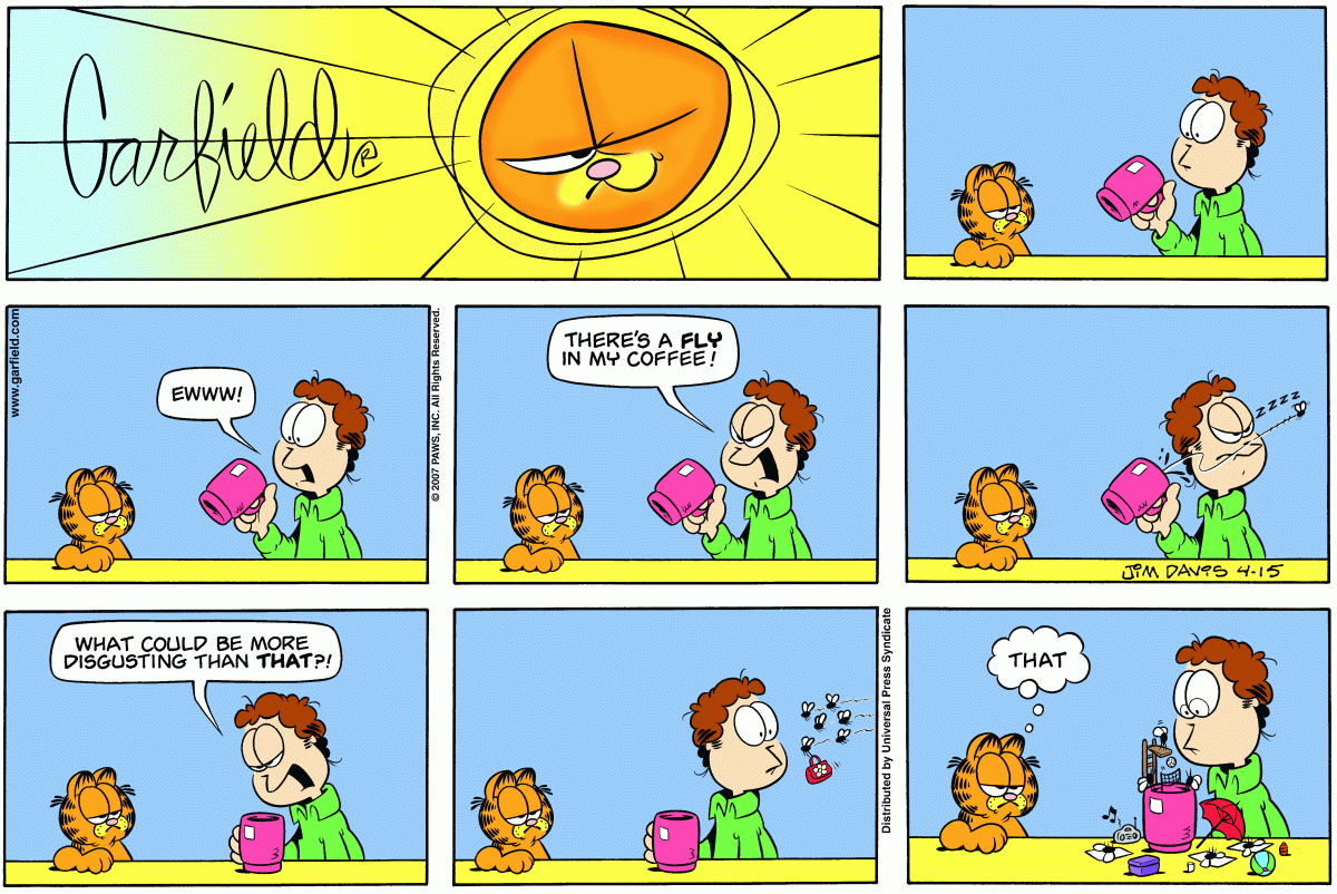 Garfield, April 15, 2007
