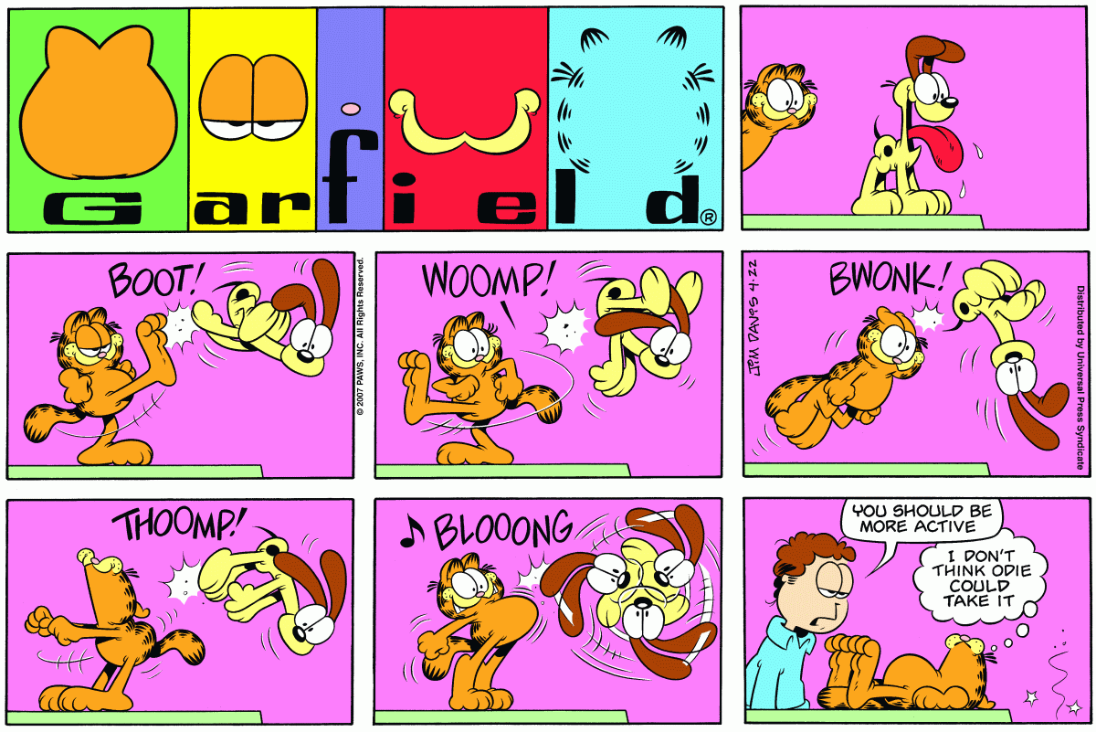 Garfield, April 22, 2007