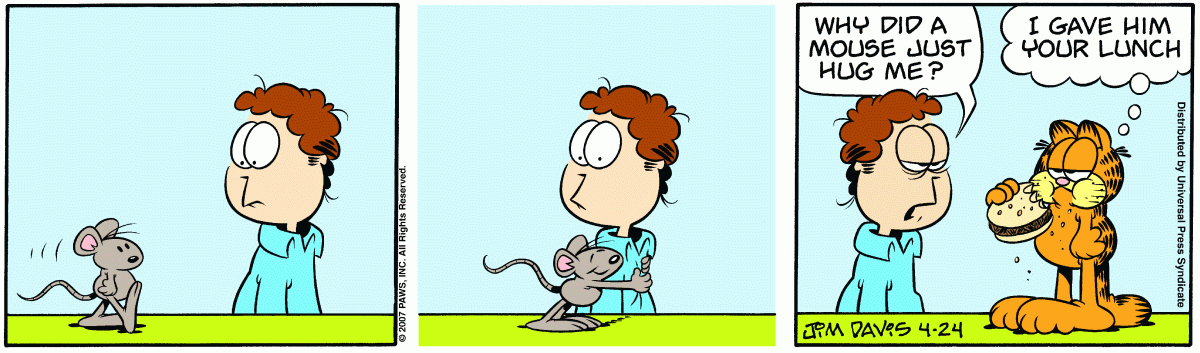 Garfield, April 24, 2007