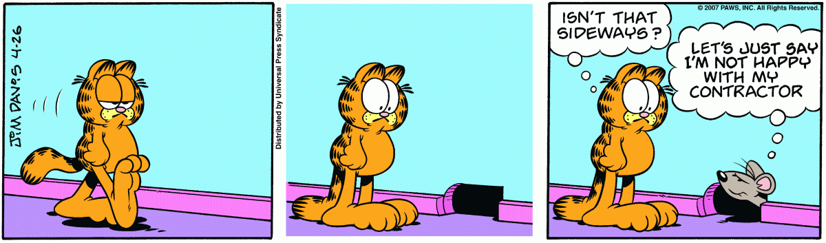 Garfield, April 26, 2007