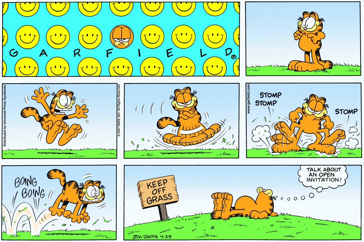Garfield, April 29, 2007