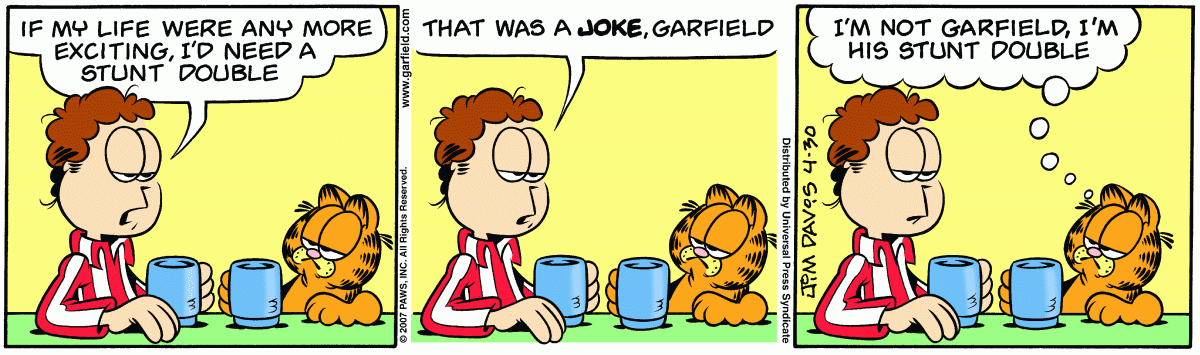 Garfield, April 30, 2007