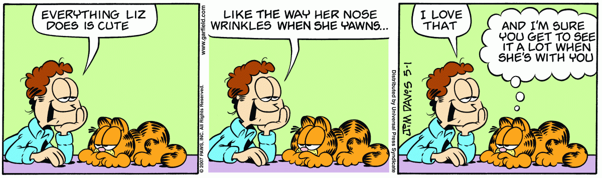 Garfield, May 1, 2007